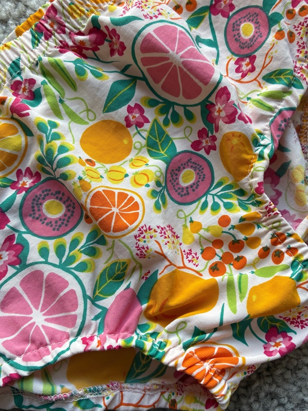 Patagonia Fruity Baby Bloomers - Pink, Yellow & Green - Picture 6 of 6